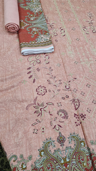 Anaya Noor 3-Pcs Emb Khaddar