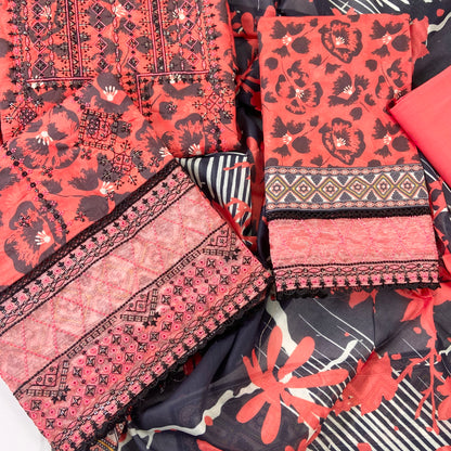 Fantak By Anaya Noor Heavy Emb Lawn 3PC