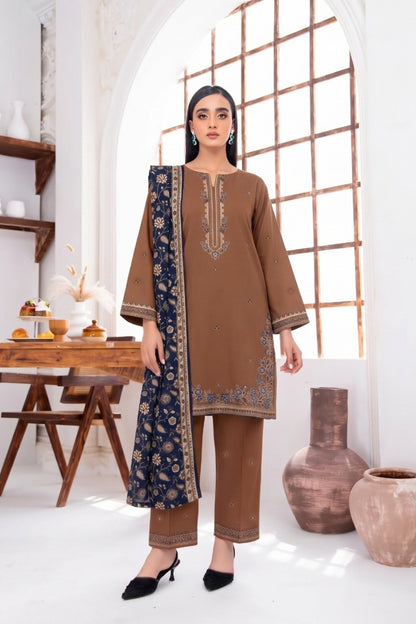 Mannat By Shanaya Digital Printed Stone Linen 3PC