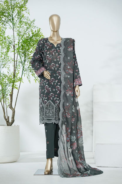 Aifa Printed & Embroidered Lawn 3PC