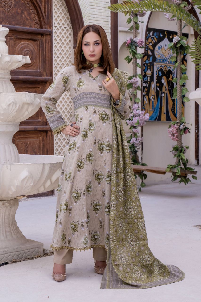 Janan Premium Printed Lawn 3PC