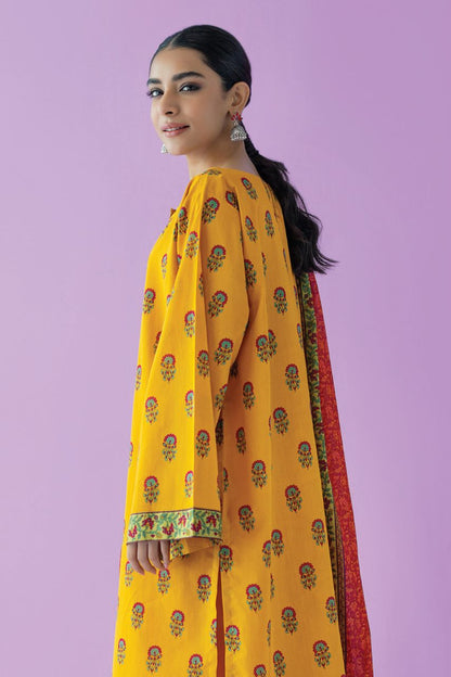 Orient Basic Printed Lawn 3PC