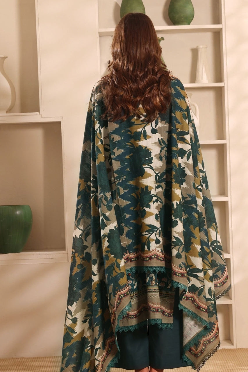 Winter Muse By Zarineh Digital Printed & Emb Khaddar 3PC