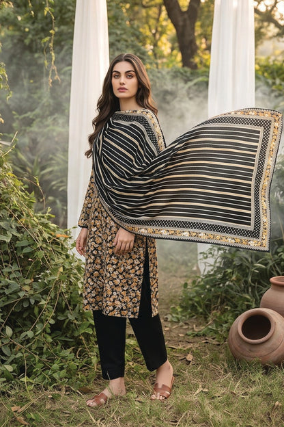 Salina By Regalia Digital Printed Khaddar 3PC