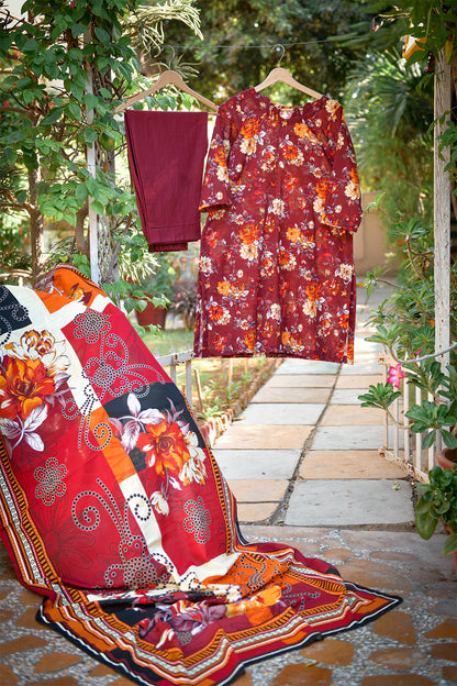 Nuray By Murashe Slub Khaddar 3PC