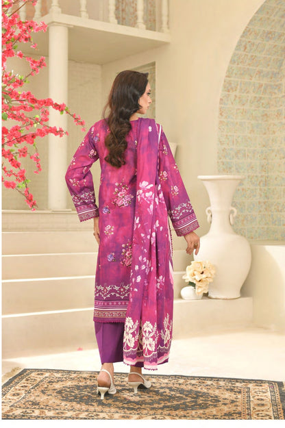 Reemse Digital Printed Lawn 3PC