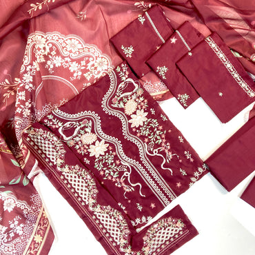 Maria B Embroidered Lawn 3PC