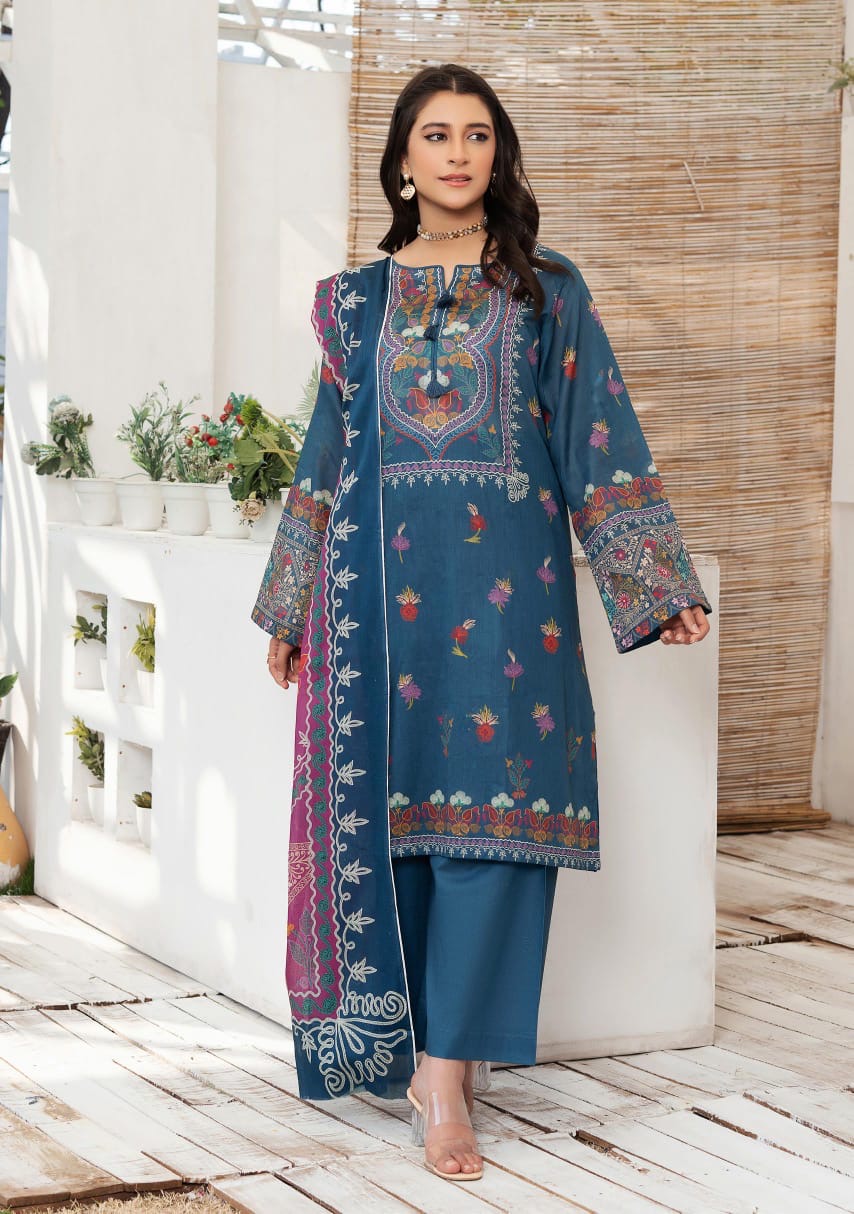 Safa Noor By Nigar Print Lawn 3-PC