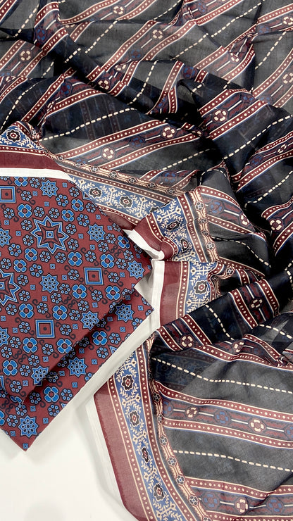 Bin Saeed Digital Printed Lawn 3PC