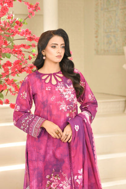 Reemse Digital Printed Lawn 3PC