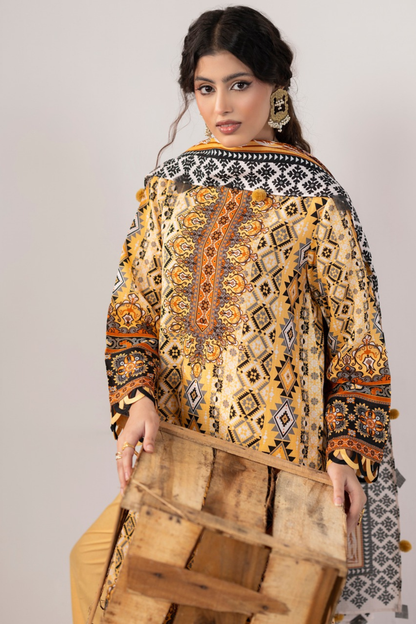 Gulzar By Paltar Premium Fancy Marina 3PC