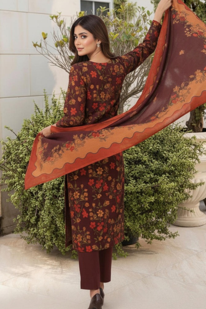 Motifz Premium Printed Khaddar 3PC
