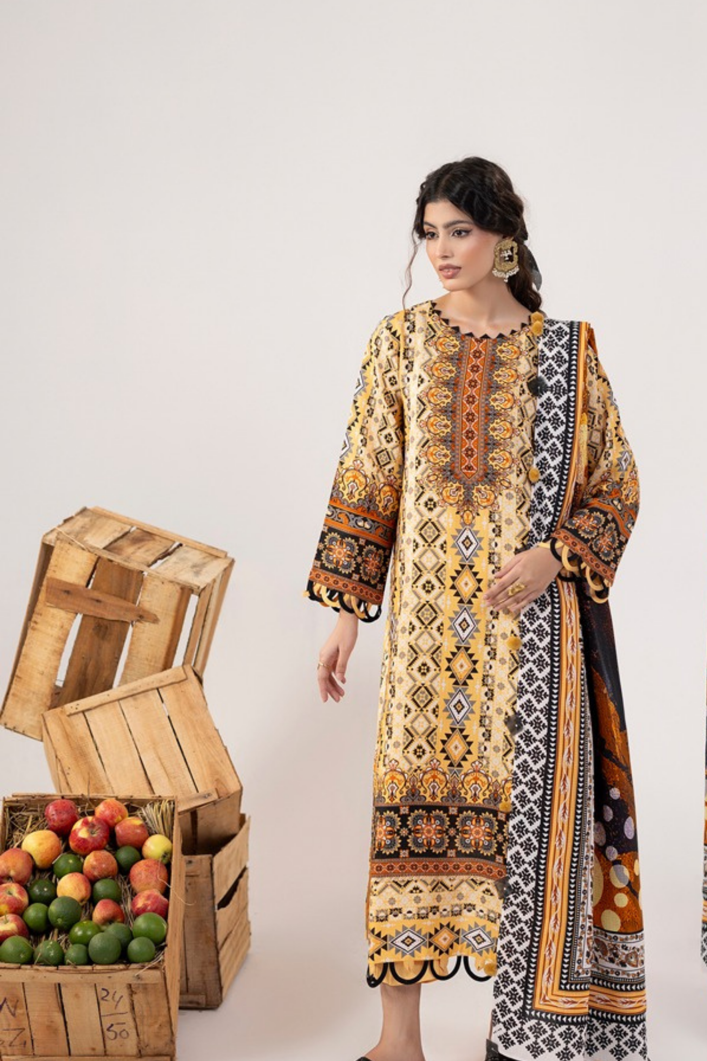 Gulzar By Paltar Premium Fancy Marina 3PC