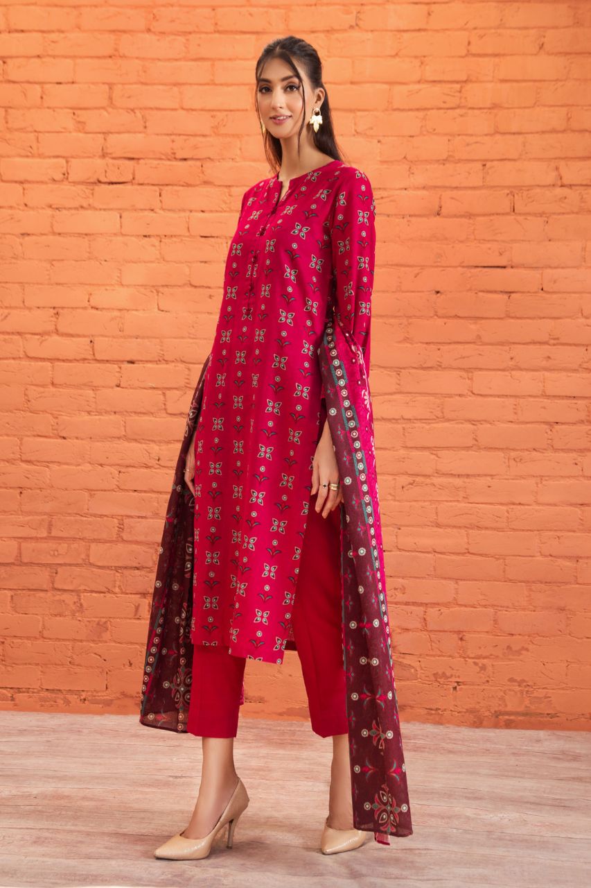 Nishat Digital Printed Lawn 3PC