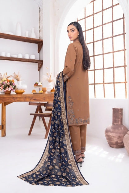 Mannat By Shanaya Digital Printed Stone Linen 3PC