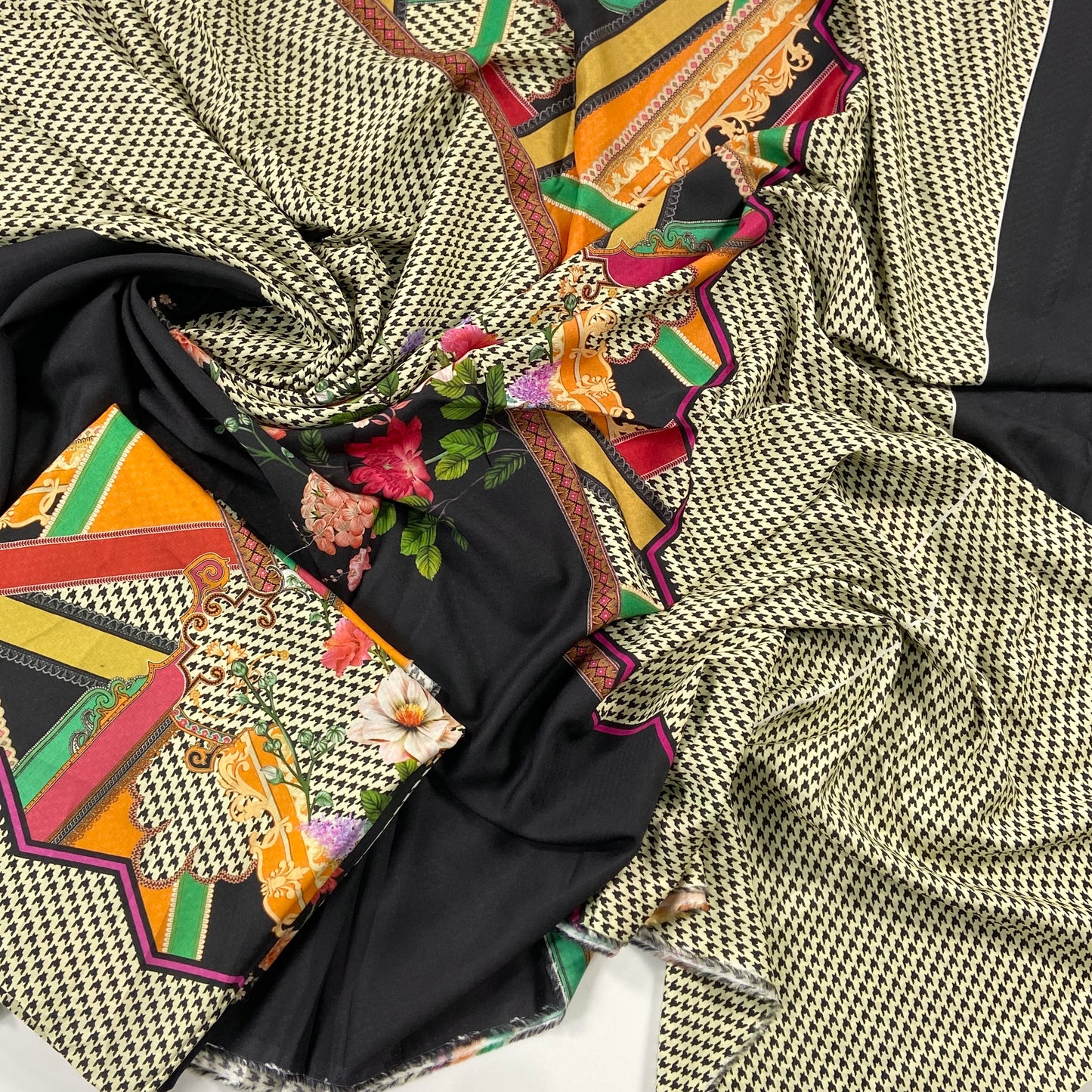 Nishat Digital Printed Linen Shirt-1PC