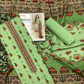 Arzu By Marooj Printed Khaddar-3PC