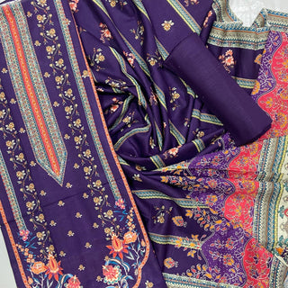 Khaadi Printed Khaddar-3PC