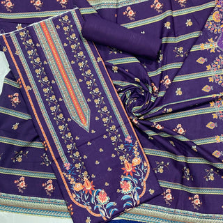 Khaadi Printed Khaddar-3PC