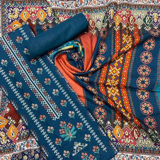 Khaadi Printed Khaddar-3PC