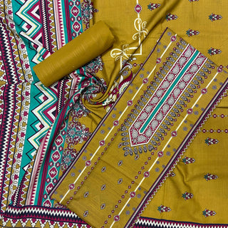 Khaadi Printed Khaddar-3PC