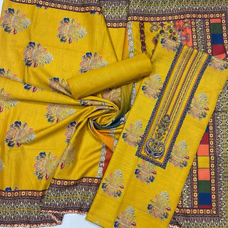 Khaadi Printed Khaddar-3PC