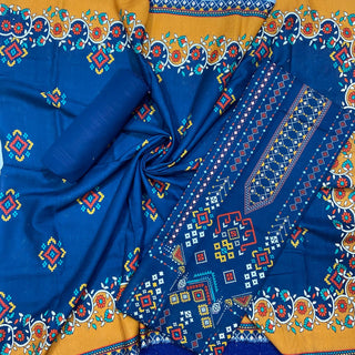 Khaadi Printed Khaddar-3PC