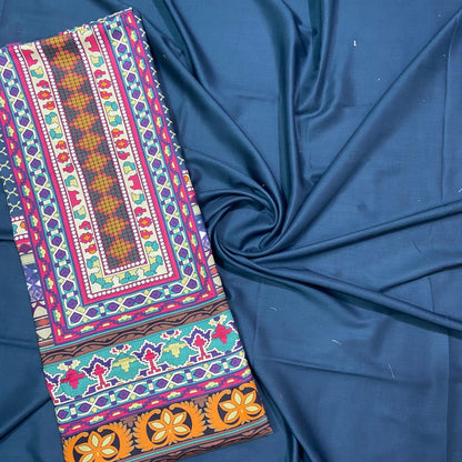 Khaddi Printed Linen Shirt & Trouser-2PC