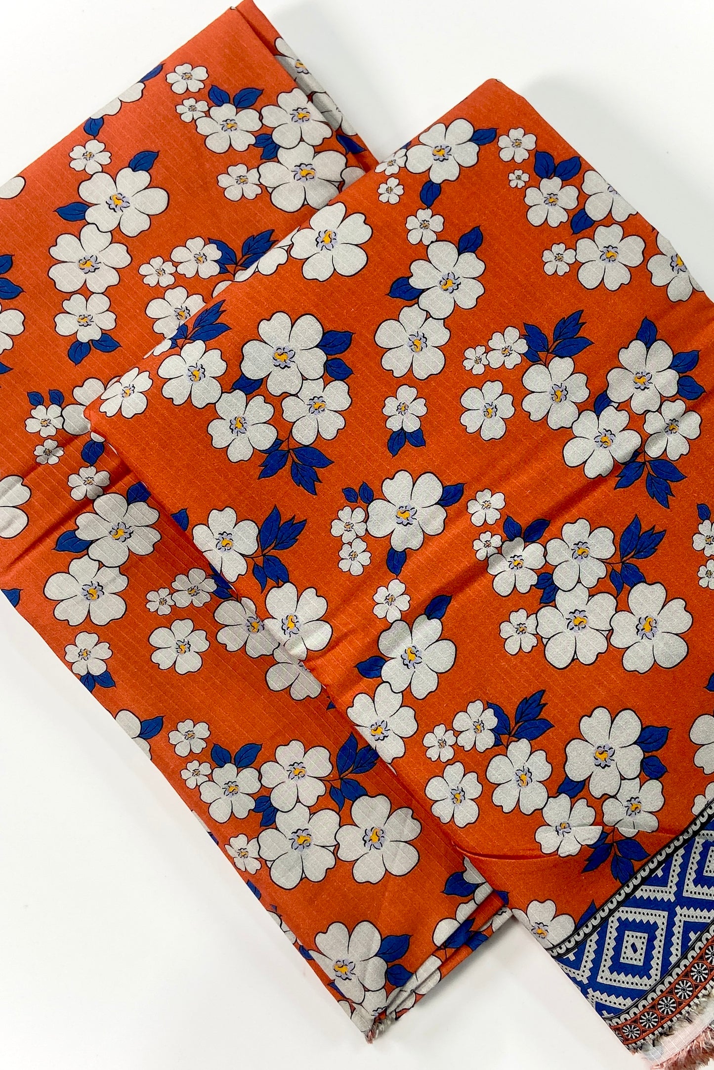 Anaya Noor Printed Bana Dora Slub Linen 2PC