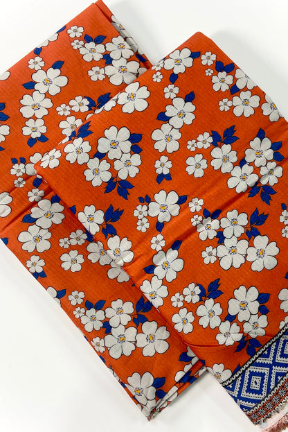 Anaya Noor Printed Bana Dora Slub Linen 2PC