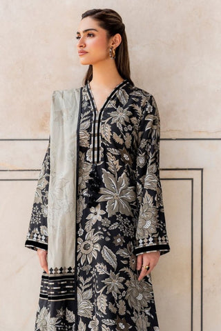 Baroque Printed Dhanak Wool-3PC