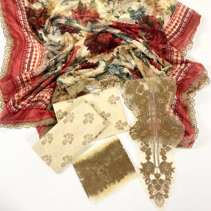 Zainab Chottani Emb Luxury Lawn-3PC