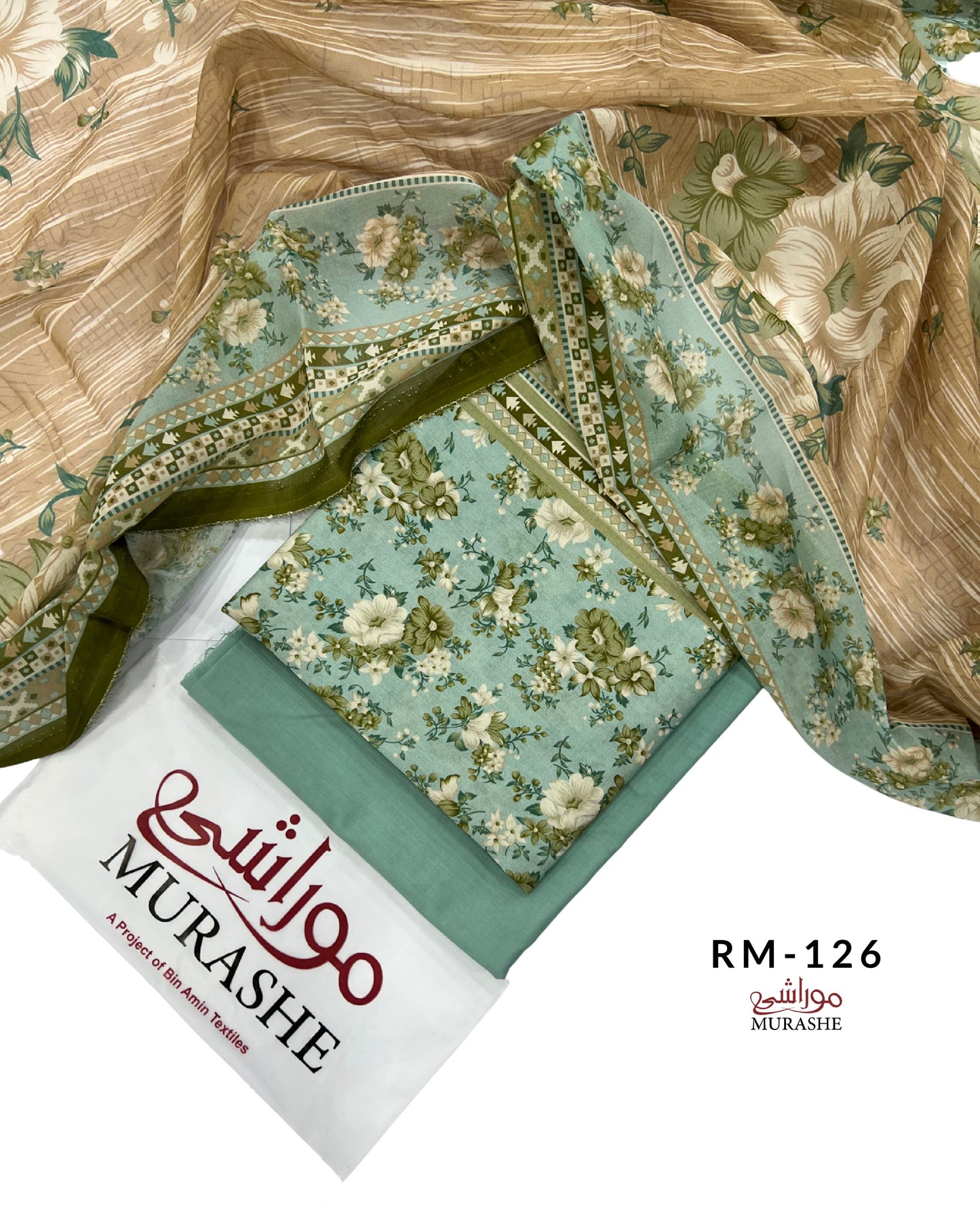 Rijja By Murashe Digital Printed Lawn 3PC