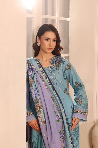 Winter Muse By Zarineh Digital Printed & Emb Khaddar 3PC