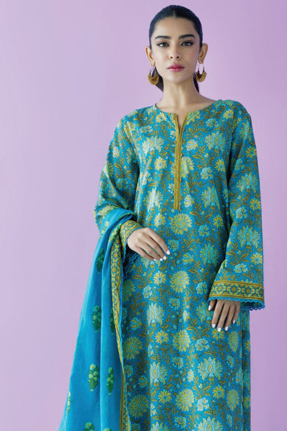 Orient Basic Printed Lawn 3PC