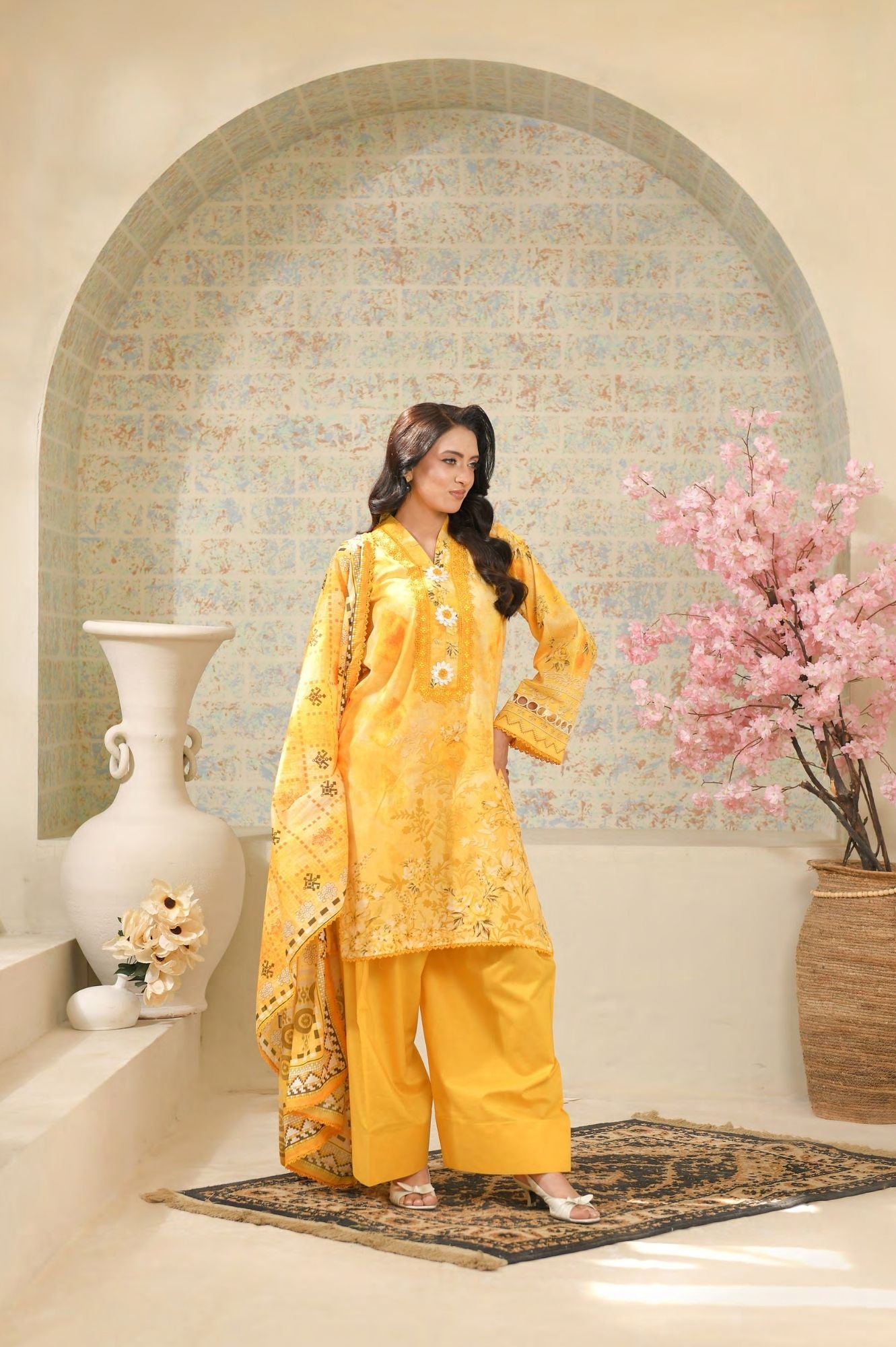 Reemse Digital Printed Lawn 3PC