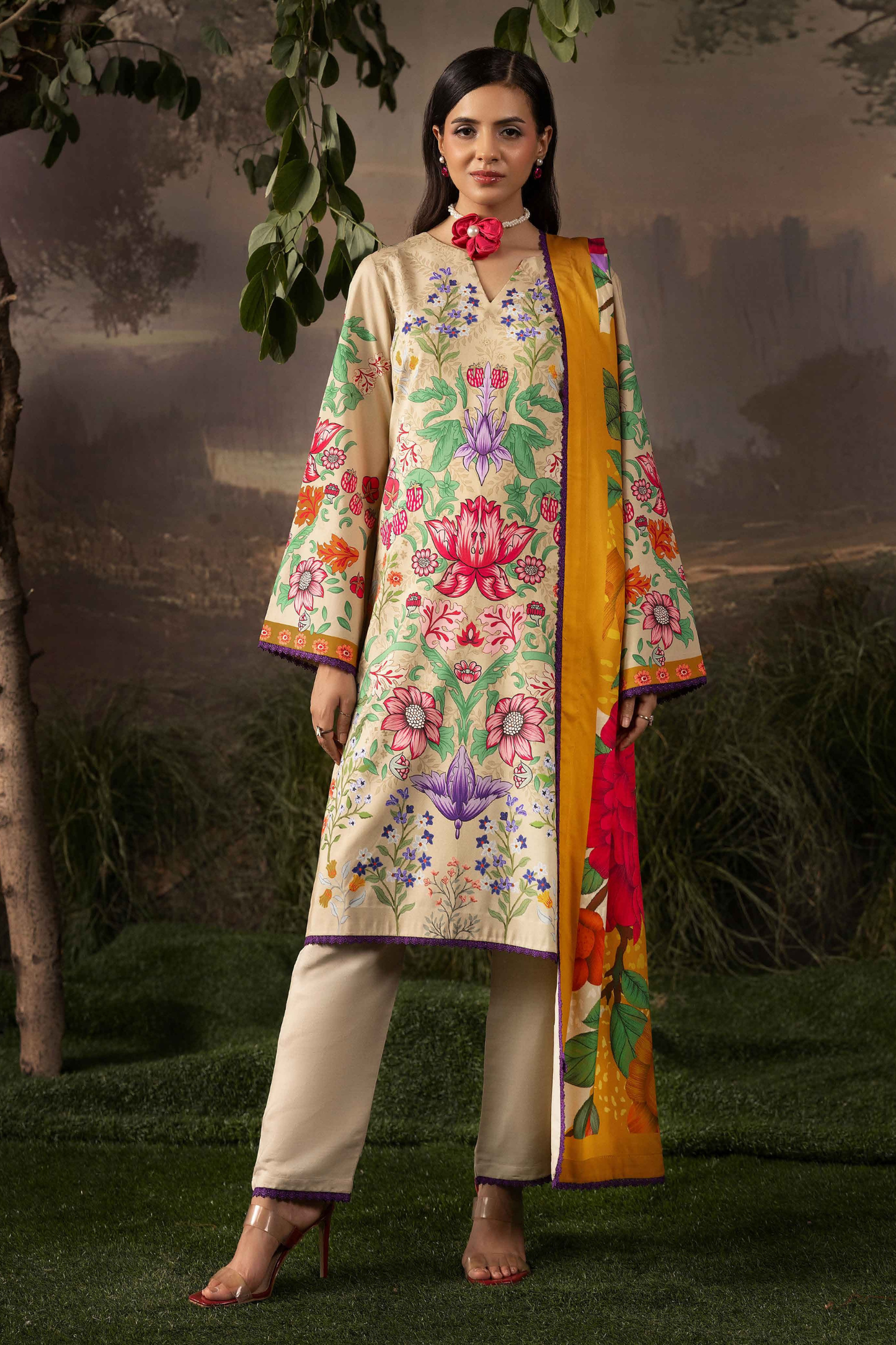 Raiha Luxury Linen 3PC