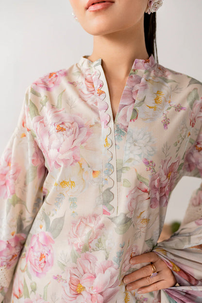 Baroque All Over Digital Printed Lawn 3-PC