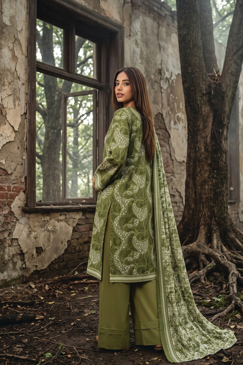 Zesh Digital Printed Khaddar 3PC