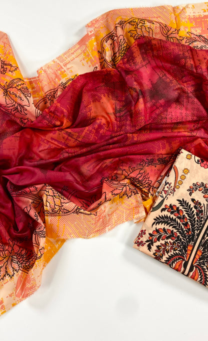 Edenrobe Digital Printed Lawn 3PC