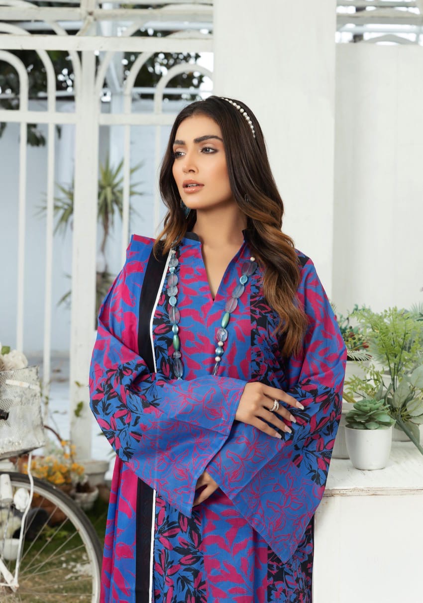 Safa Noor By Nigar Print Lawn 3-PC