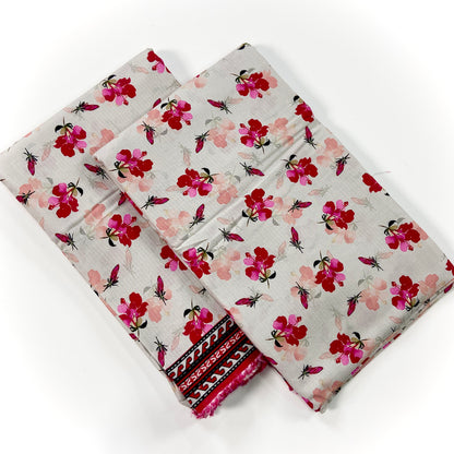 Anaya Noor Printed Bana Dora Slub Linen 2PC