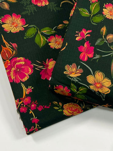 Anaya Noor Printed Bana Dora Slub Linen 2PC