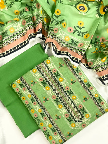 Mashaim Digital Printed Lawn 3PC
