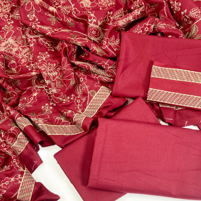 Bareeze Luxury Emb Dhanak 3PC