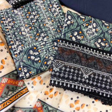 Fantak By Anaya Noor Heavy Emb Lawn 3PC