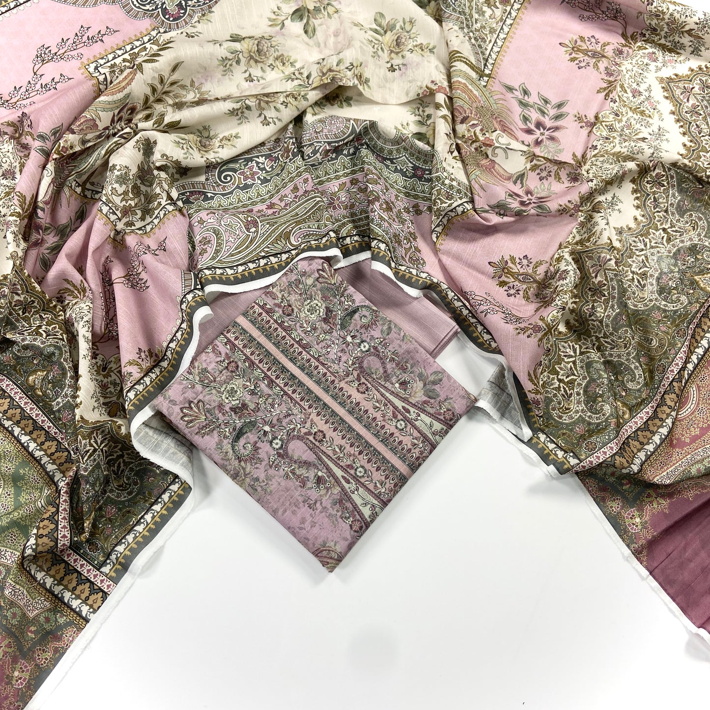 Mausummery Digital Printed Khaddar 3PC