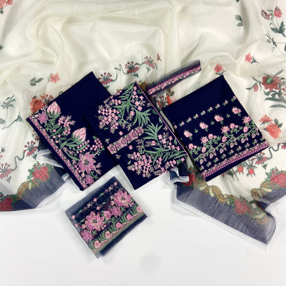 Charizma Embroidered Lawn 3PC