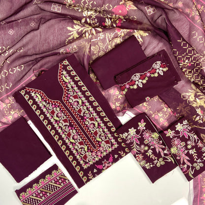Baroque Embroidered Lawn 3PC