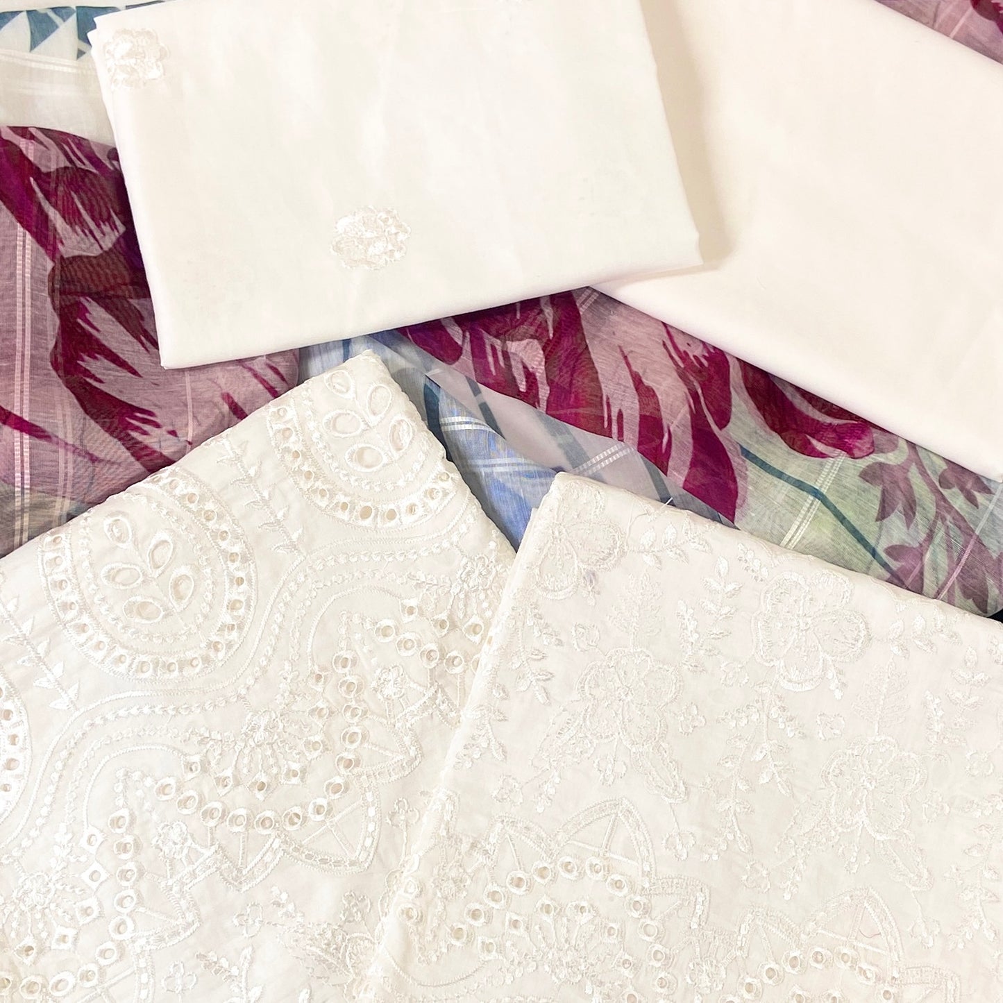 Chikenkari Anaya Noor Lawn 3-PC
